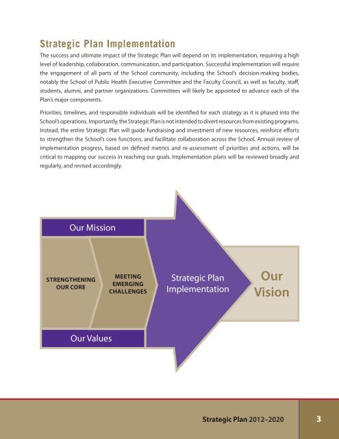 Strategic Plan 2012–2020 - University of Washington School of ...