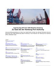 Zu Gast bei der Hamburg Port Authority - VDEI