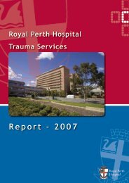 Trauma Report 2007 - Royal Perth Hospital