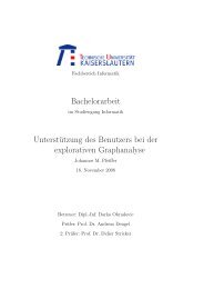 Bachelorarbeit Unterstützung des Benutzers bei der explorativen ...