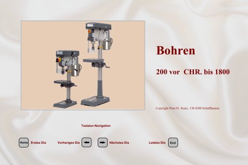Bohrer zu Kanonen-Bohrmaschine - Feuerwaffen.ch