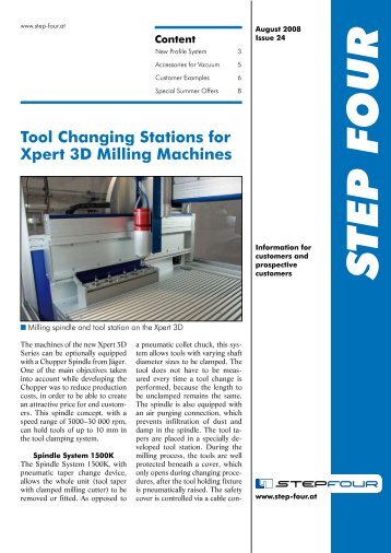 Tool Changing Stations For Xpert 3D Milling Machines - Step four