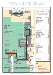 College Map - Newnham College