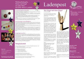 Ladenpost - EINE WELT LADEN Filderstadt