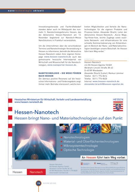 nanotechnologie aktuell 2 2009 - Scanning Probe Methods Group