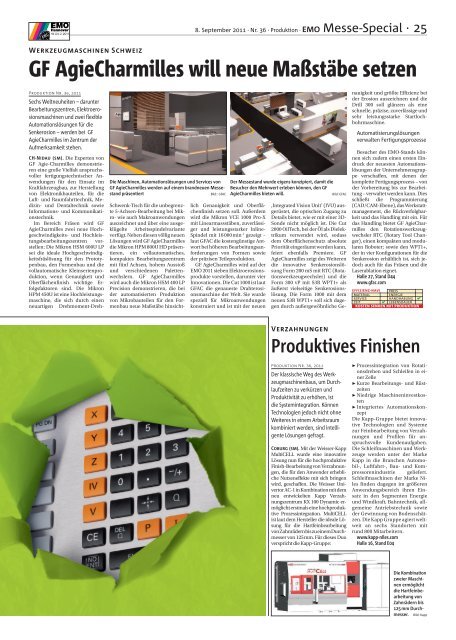 Ausgabe - 36 - 2011 - Produktion