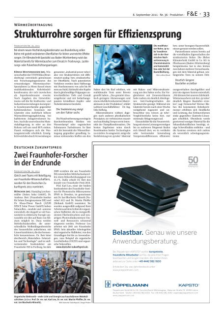 Ausgabe - 36 - 2011 - Produktion