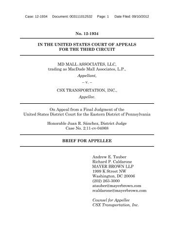 Brief for Appellee - Appellate.net