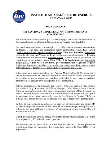 Por despachar menos combustible, gasolineras sancionadas