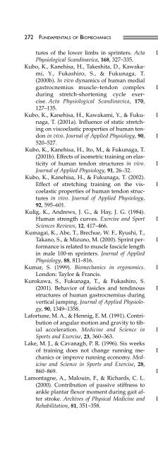 Fundamentals of Biomechanics