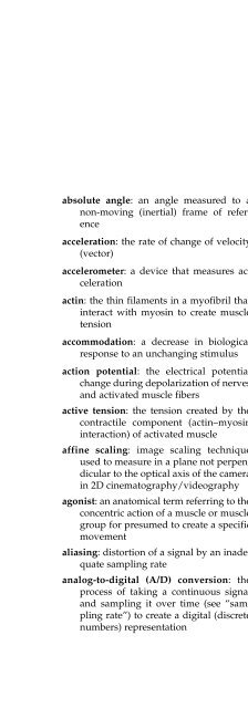 Fundamentals of Biomechanics