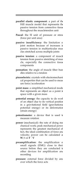 Fundamentals of Biomechanics