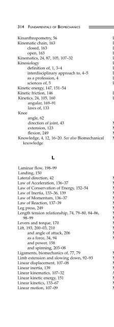 Fundamentals of Biomechanics