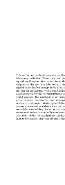 Fundamentals of Biomechanics