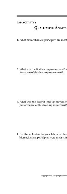 Fundamentals of Biomechanics