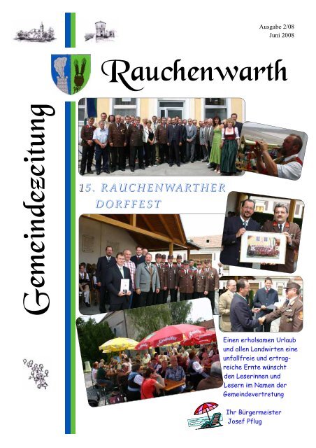 15. RAUCHENWARTHER DORFFEST - Gemeinde Rauchenwarth