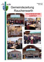 Pilger- & Wanderfreunde R auchenwarth - Gemeinde Rauchenwarth