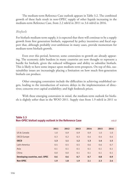 World Oil Outlook - Opec