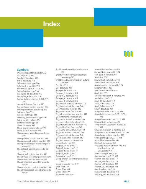 TotalView Users Guide - CI Wiki