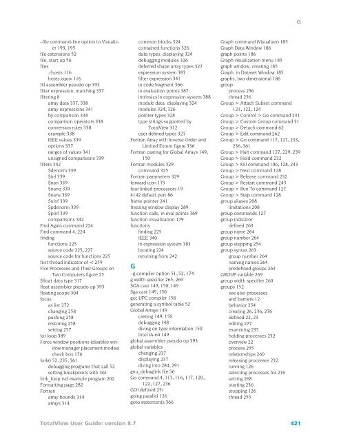 TotalView Users Guide - CI Wiki