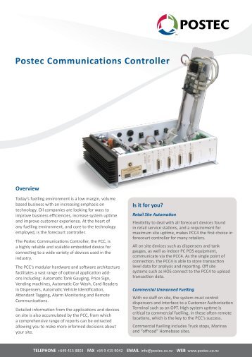 Postec Communications Controller - Gilbarco Veeder-Root