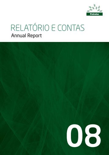 RelatóRio e Contas - Petrotec