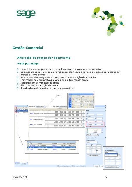 Manual Sage Retail/Gestão Comercial/Gespos v2012 Fase 2