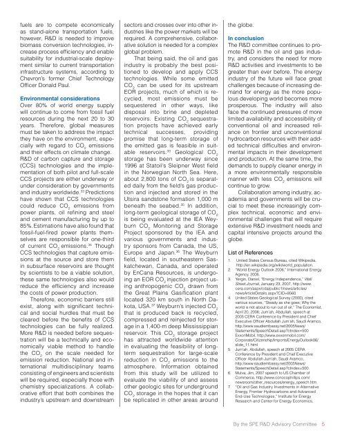 The R&D Challenges to Secure Energy Supply for - Society of ...