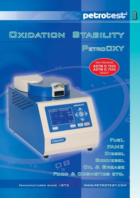 Oxidation Stability - TQ Technologies for Quality Srl