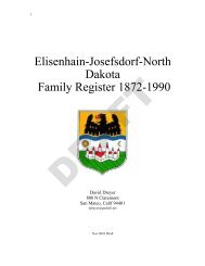 Elisenhain Josefsdorf Family Register - Family Books of the Banat