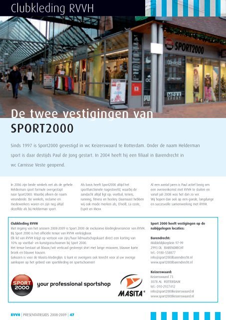 Inhoudsopgave Colofon - RVVH