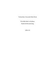 Teilnachlass Alexander Roda Roda Wienbibliothek im Rathaus ...