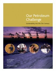Our Petroleum Challenge - Centre for Energy
