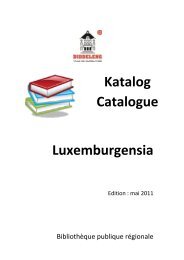 Luxemburgensia - bibliothèque publique régionale de Dudelange