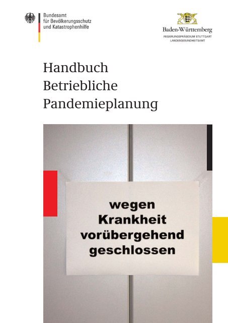 Handbuch Betriebliche Pandemieplanung - Deutsche Gesetzliche ...