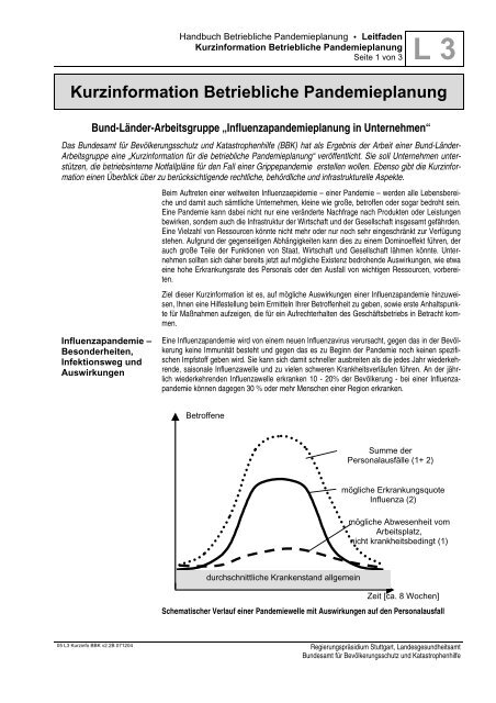 Handbuch Betriebliche Pandemieplanung - Deutsche Gesetzliche ...