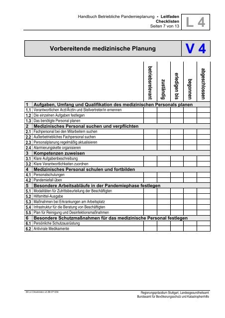 Handbuch Betriebliche Pandemieplanung - Deutsche Gesetzliche ...