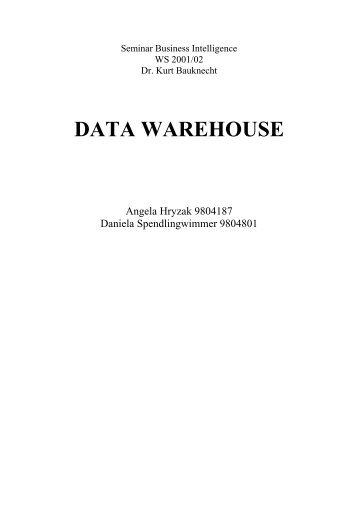 DATA WAREHOUSE