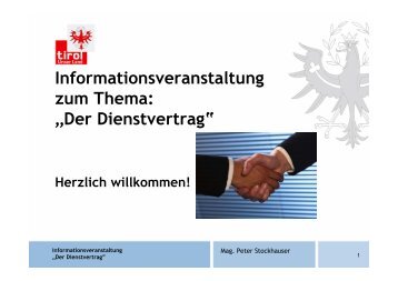 Der Dienstvertrag