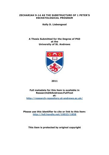 Kelly D. Liebengood PhD thesis - research-repository.st-andrews ...