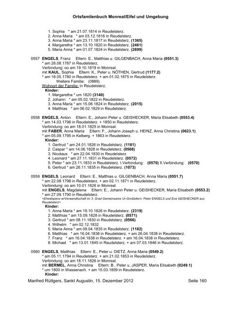 Ortsfamilienbuch Monreal/Eifel - Heimatchronik Monreal