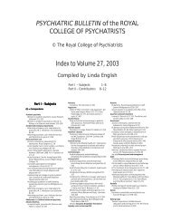 View PDF - The Psychiatrist