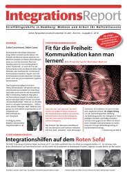 IntegrationsReport Nr.: 4 - Integrationshilfen Hamburg