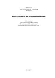 Metakompetenzen und Kompetenzentwicklung - ABWF
