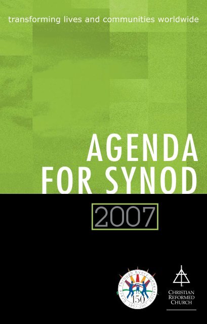 26218 Agenda 2004 Text Qxp Christian Reformed Church