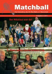 Clubzeitung 2, 2011 - Rot Weiss remscheid