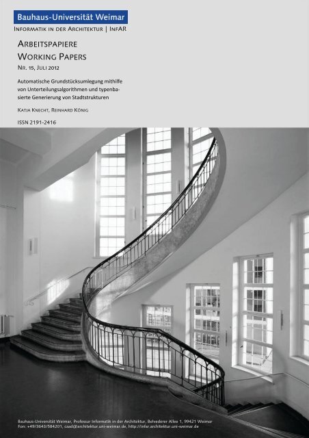 Download - InfAR - Bauhaus-Universität Weimar