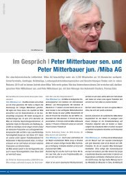 Im Gespräch | Peter Mitterbauer sen. und Peter ... - Automobil Cluster