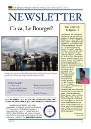 Newsletter 2/2010 - Club Fournier International