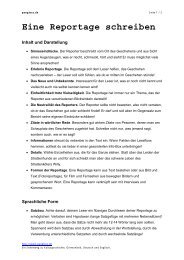 10 Tipps zum Schreiben einer Reportage - gemeindemenschen.de